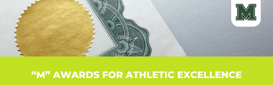 athletics m awards banner athletics m awards banner